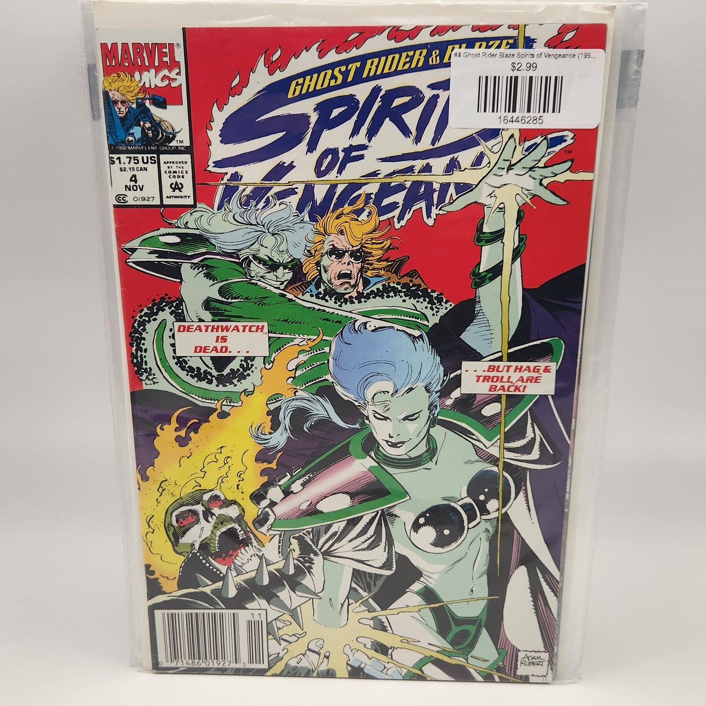 #4 Ghost Rider Blaze Spirits of Vengeance (1992 Marvel)