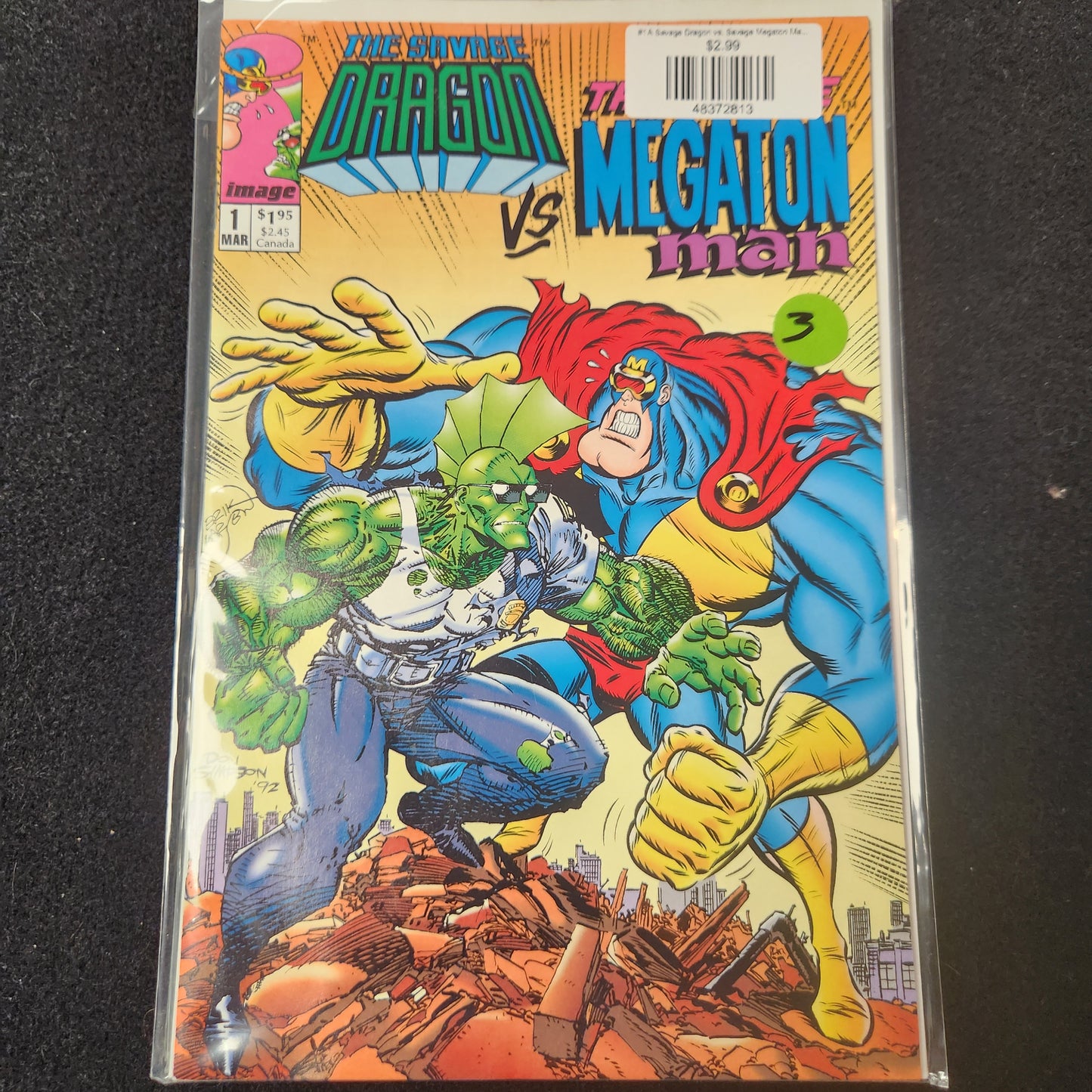 #1A Savage Dragon vs. Savage Megaton Man (1993)