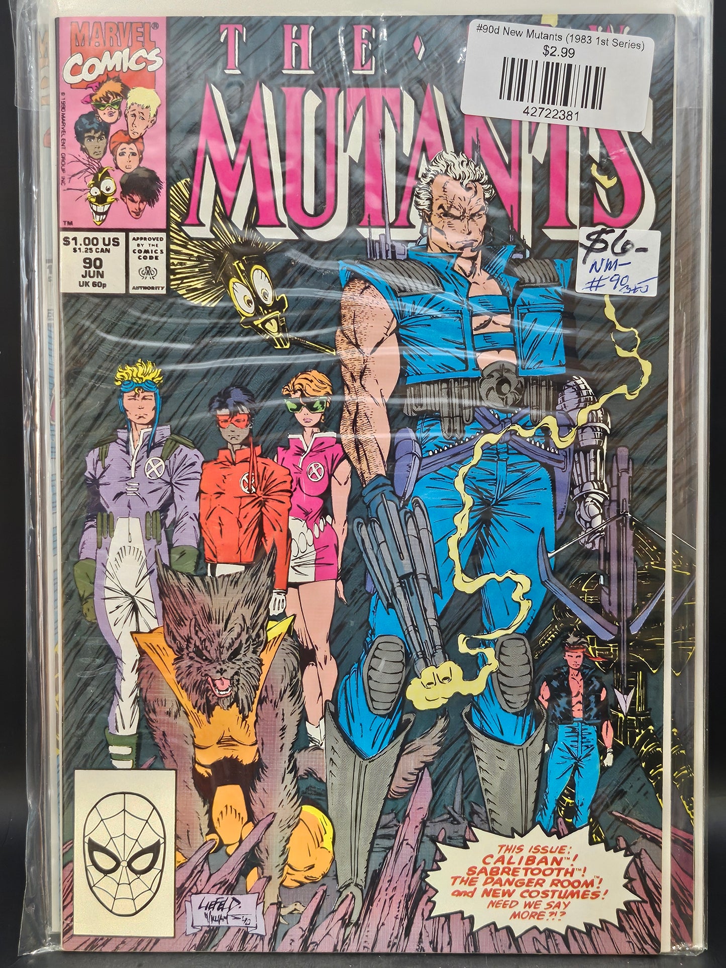 #90d New Mutants (1983 1st Series)