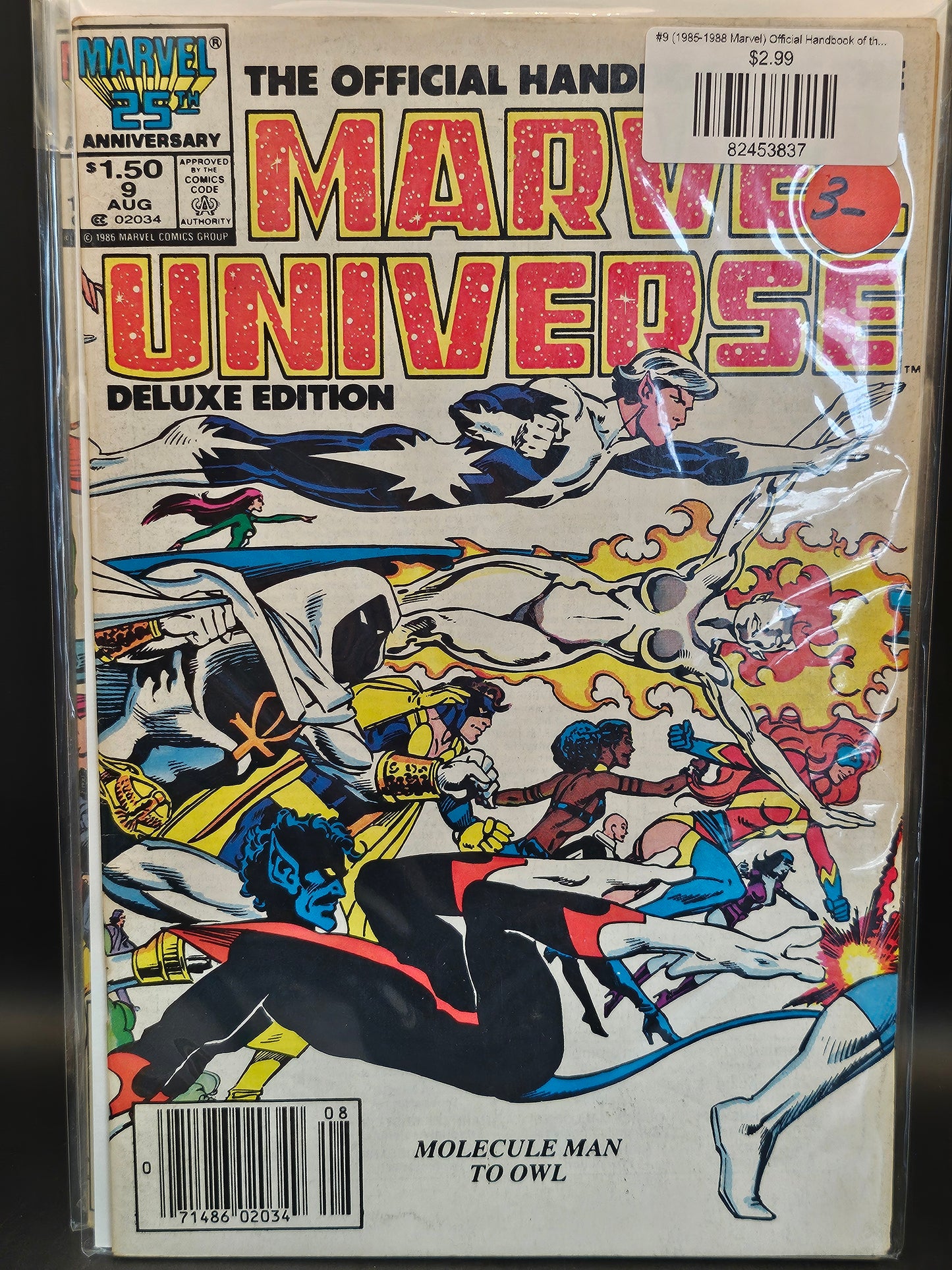 #9 (1985-1988 Marvel) Official Handbook of the Marvel Universe Deluxe Edition