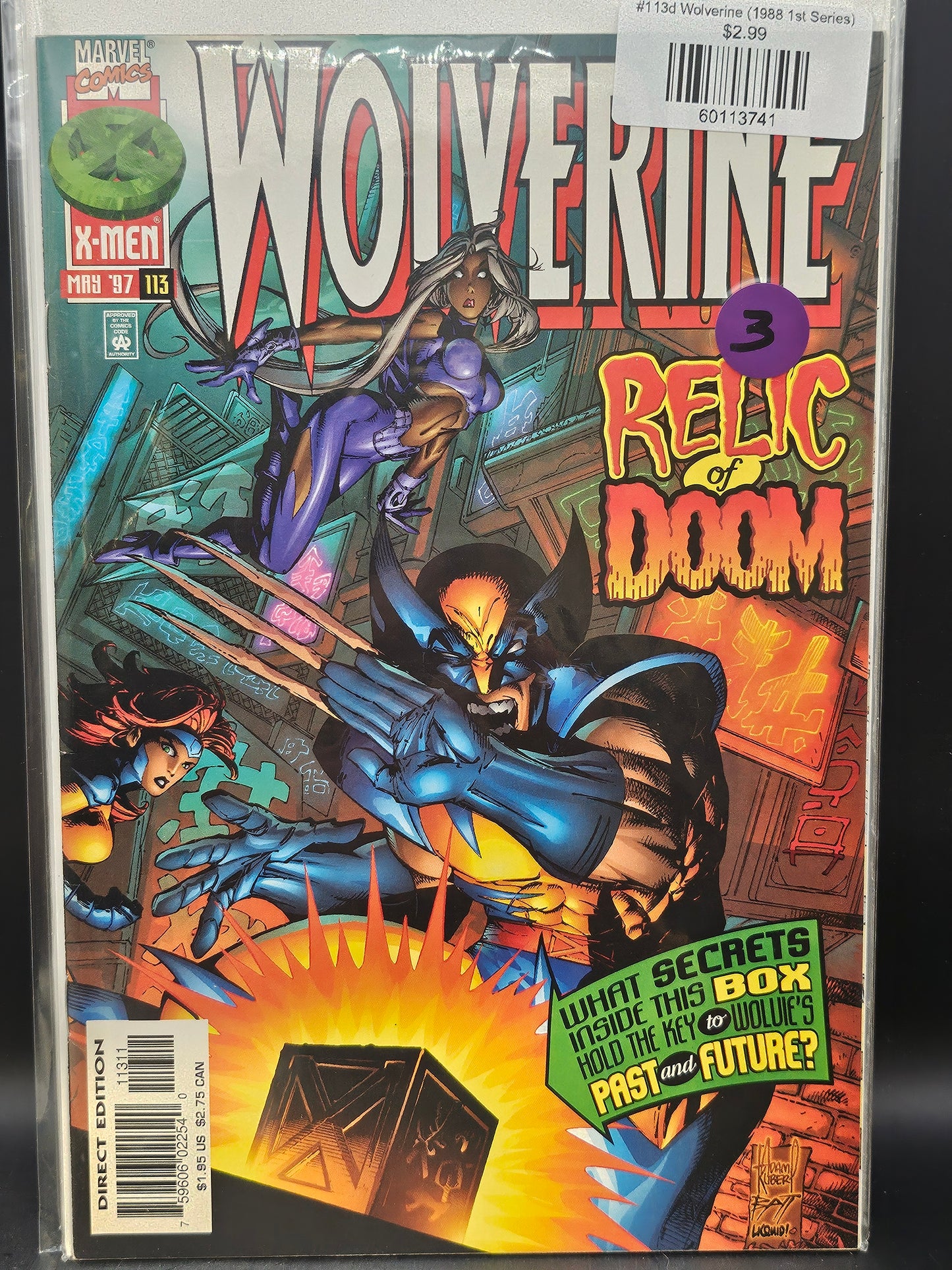 #113d Wolverine (1988 1st Series)