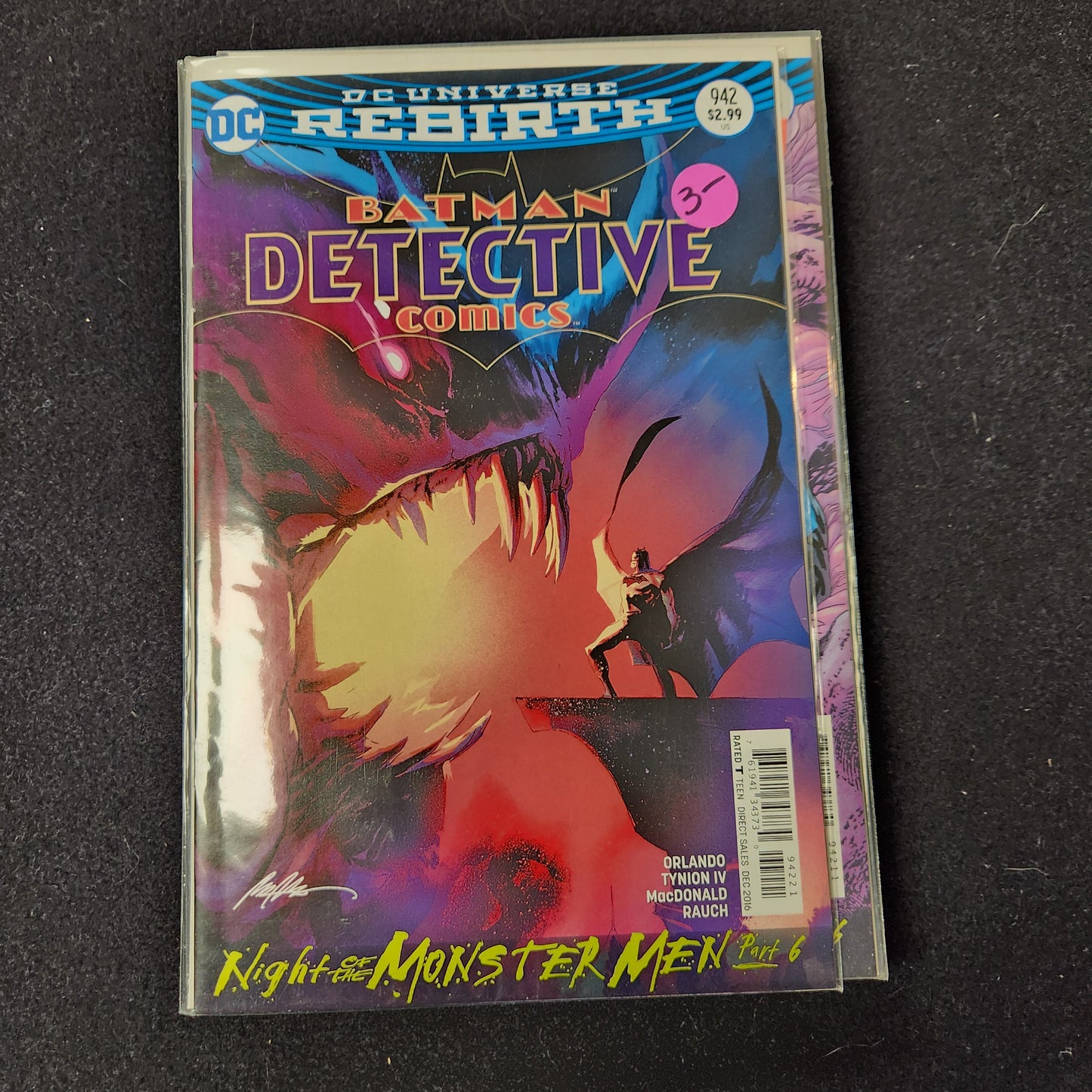 100.108 – #942 – 2 covers – Detective Comics 934–present 2016–present