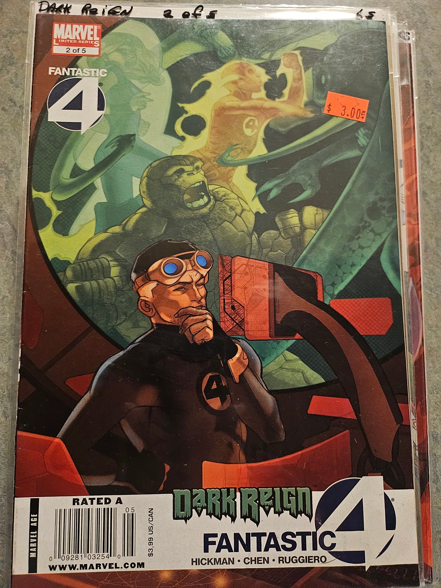 100.103 Fantastic Four – #2 of 5 – LS – Dark Reign
