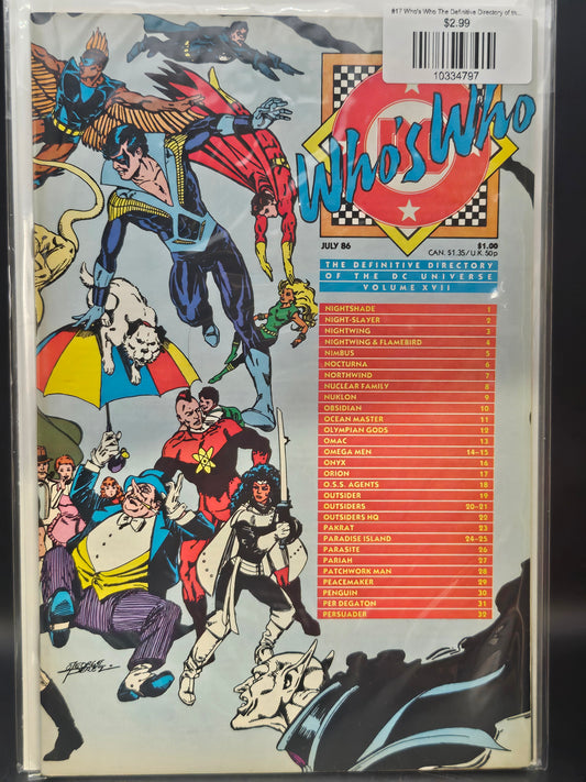 #17 Who's Who The Definitive Directory of the DC Universe (1985)