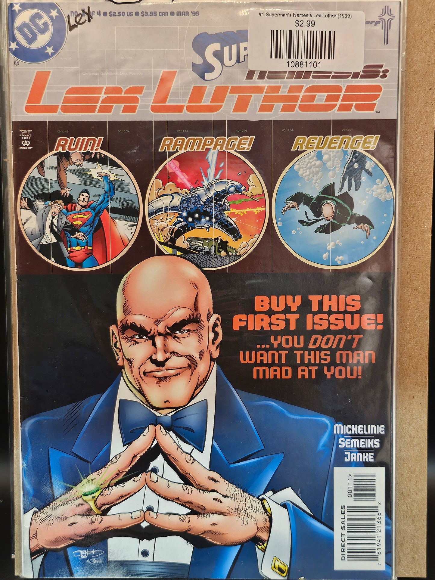 #1 Superman's Nemesis Lex Luthor (1999)