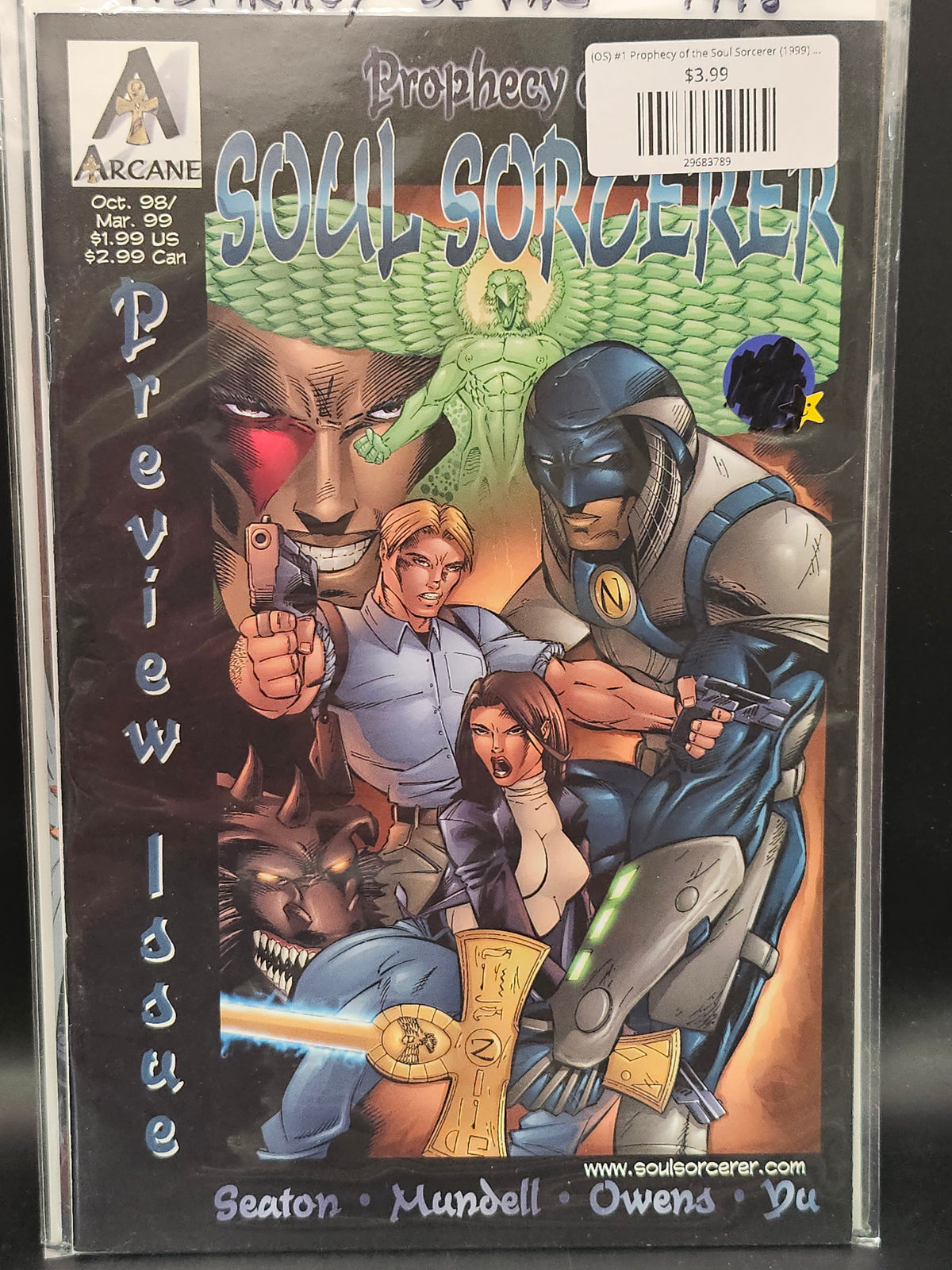 (OS) #1 Prophecy of the Soul Sorcerer (1999) Preview Issue