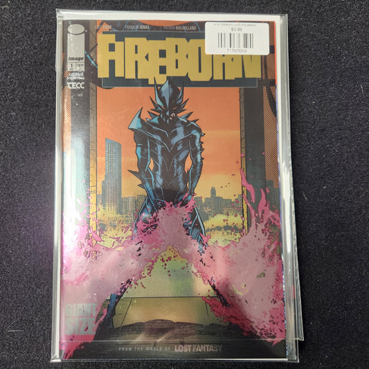 #1B FIREBORN (2ND PTG PATRICK MULLHOLAND FOIL ABSOLUTE BATMAN HOMAGE VAR)