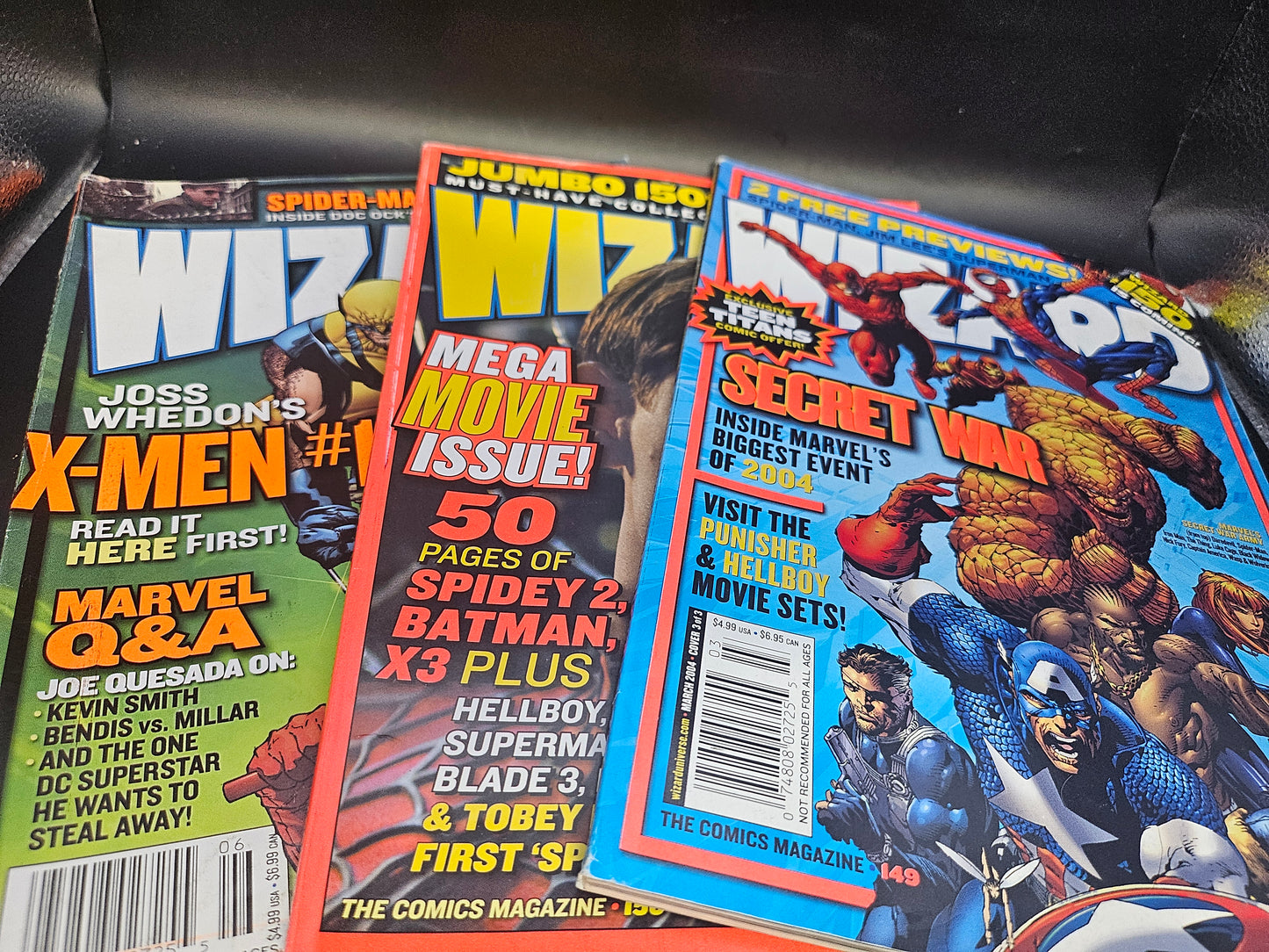 Wizard Magazines #146 147 148 149 150 152 154 155 156 157 158 159