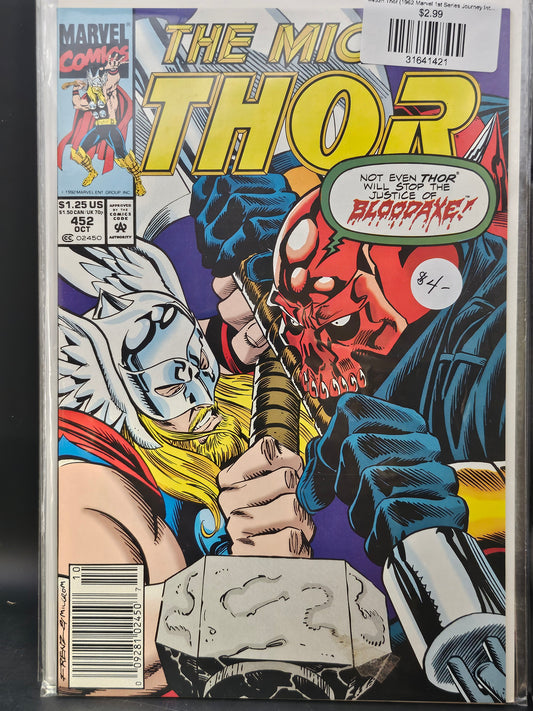 #452n Thor (1962 Marvel 1st Series Journey Into Mystery)