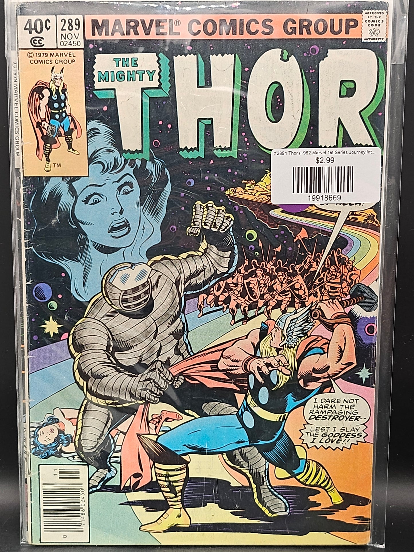 #289n Thor (1962 Marvel 1st Series Journey Into Mystery)