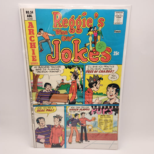 Reggie's Wise Guy Jokes – Archie Comics – 1968–1982 – Volume 1 – Ongoing Series – #34