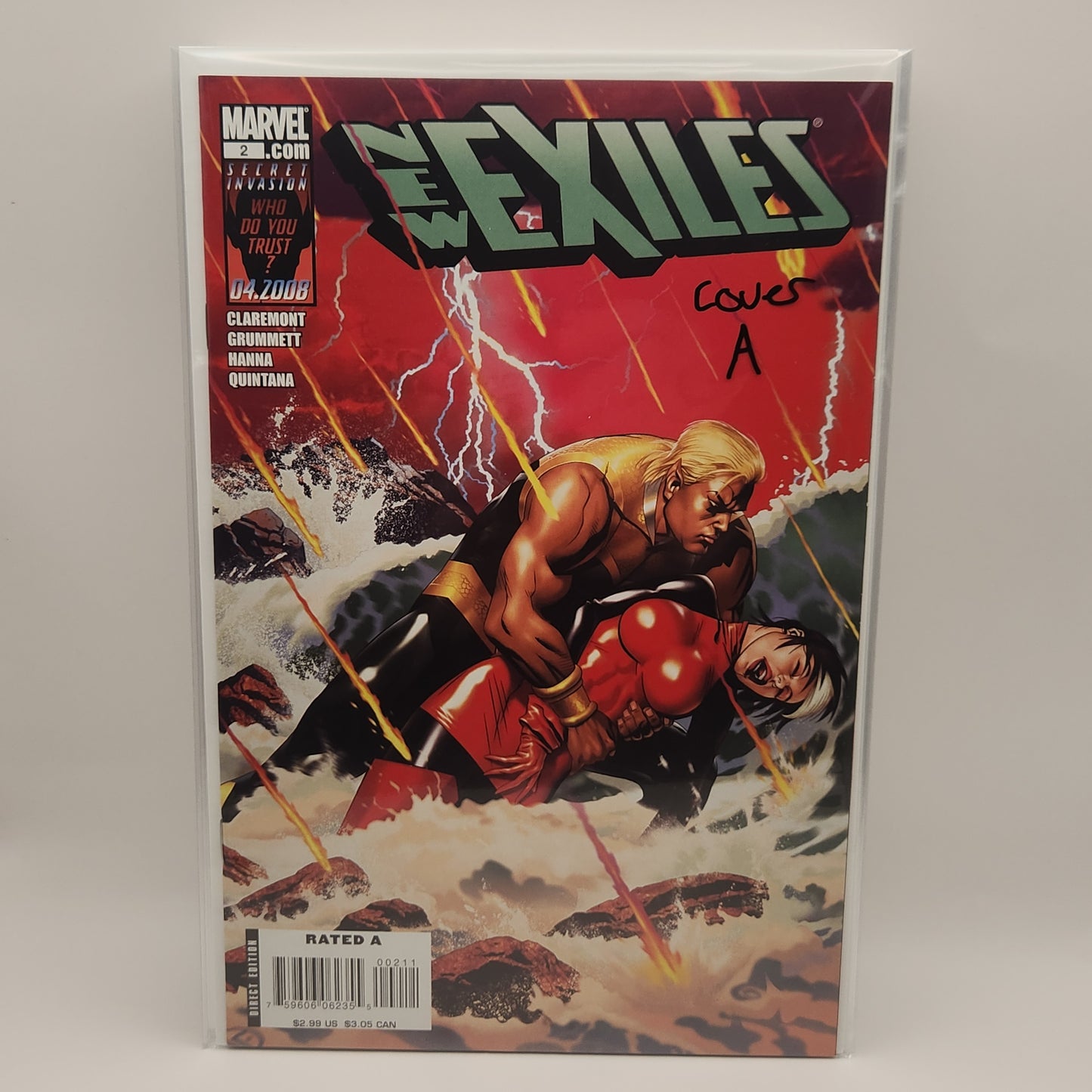 #2 Cover A - New Exiles (2008 Marvel)