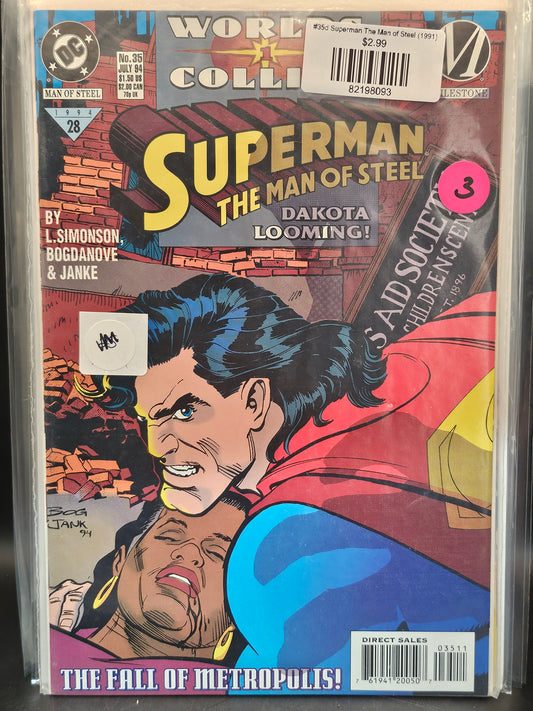 #35d Superman The Man of Steel (1991)