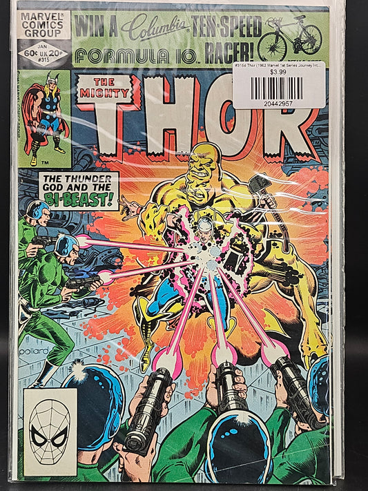 #315d Thor (1962 Marvel 1st Series Journey Into Mystery)