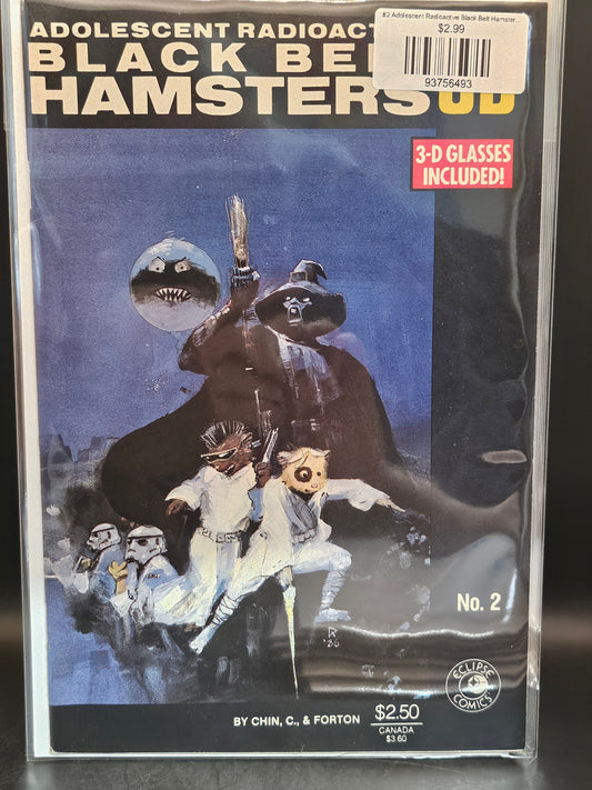 #2 Adolescent Radioactive Black Belt Hamsters 3-D (1986)