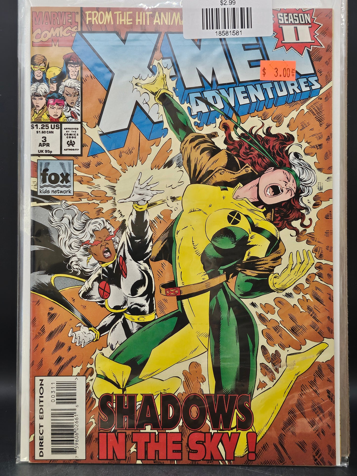 #3d X-Men Adventures (1994 Marvel) Season II