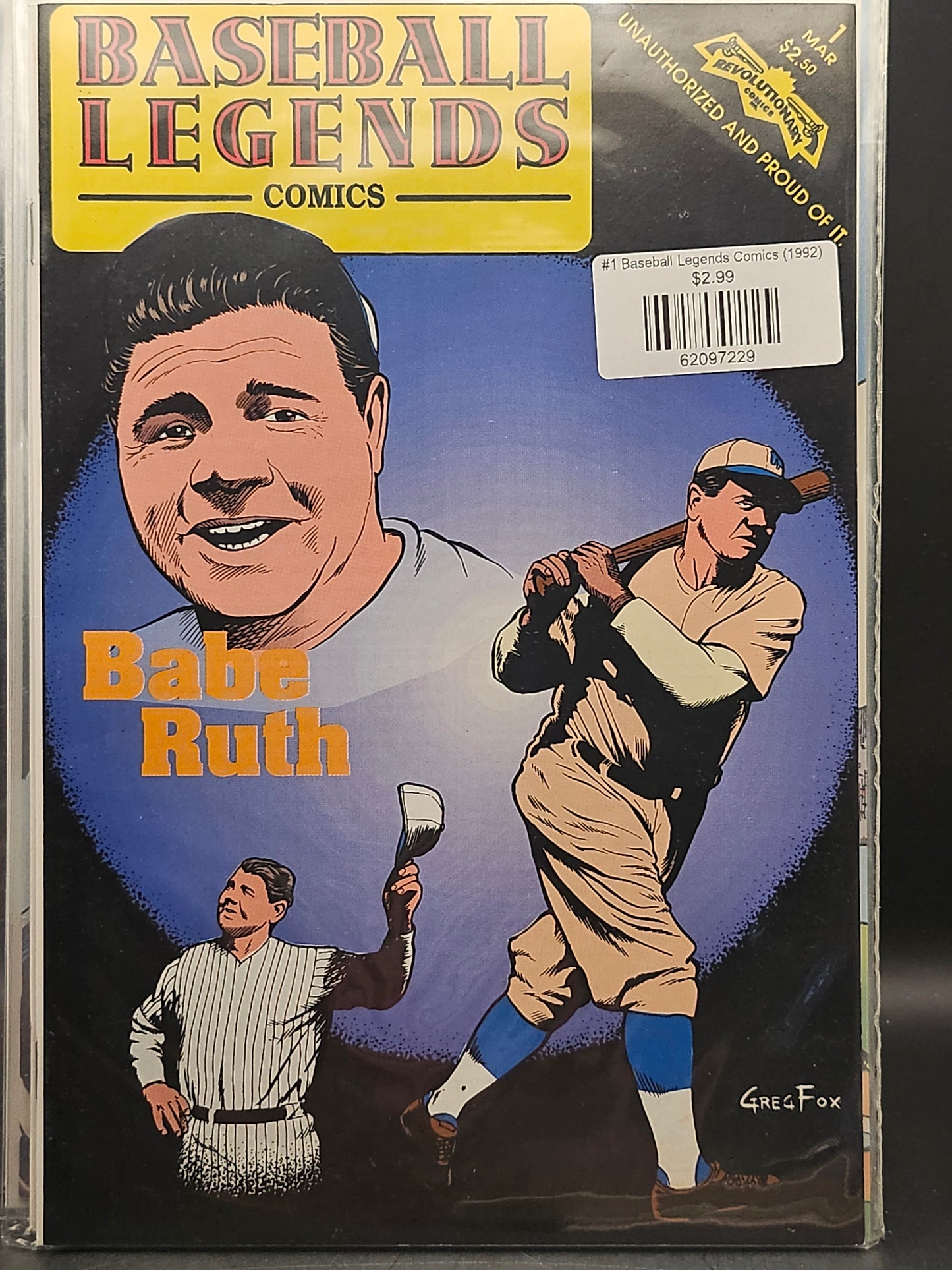 #1 Baseball Legends Comics (1992)