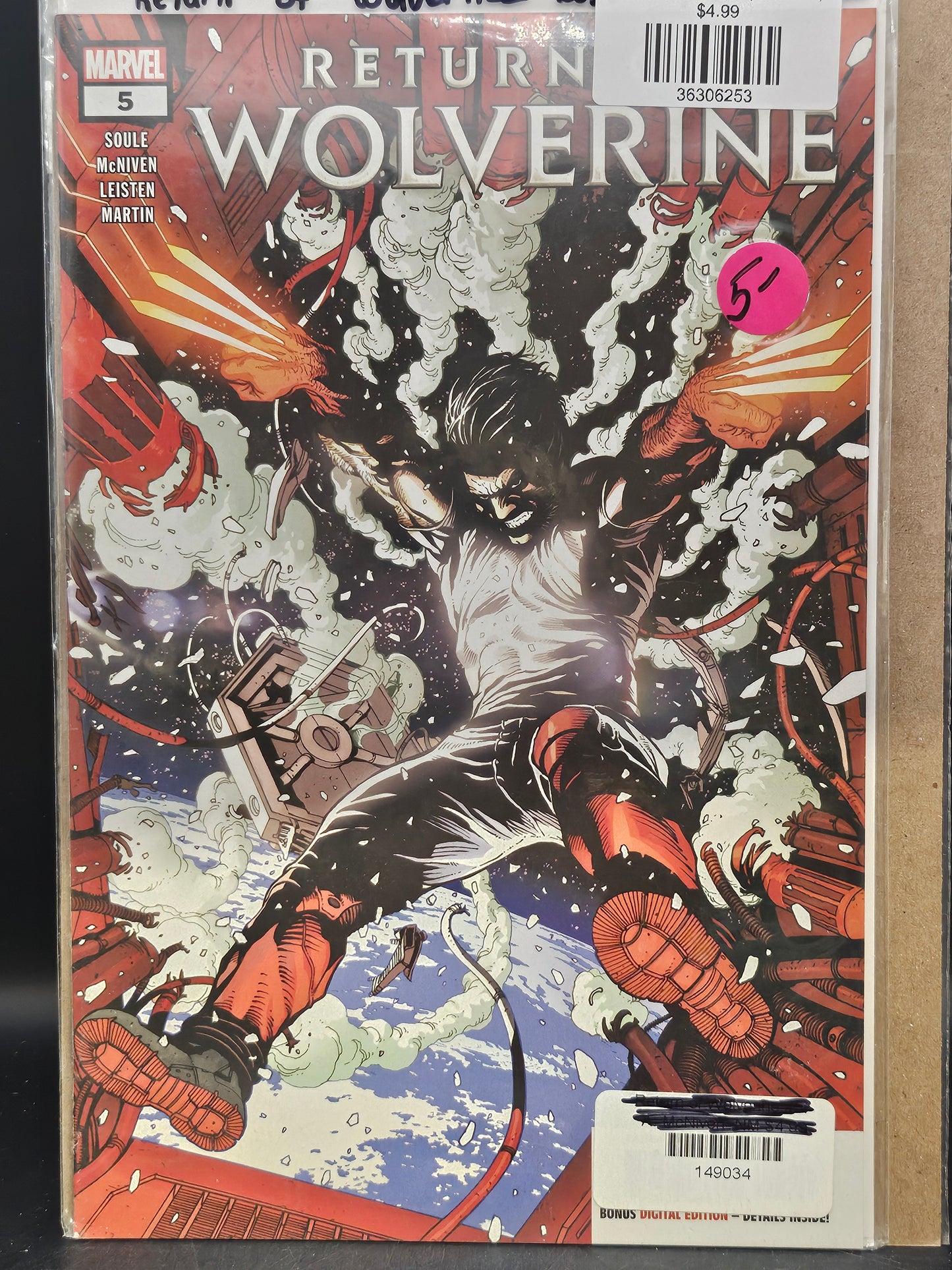 #5A Return of Wolverine (2018 Marvel)