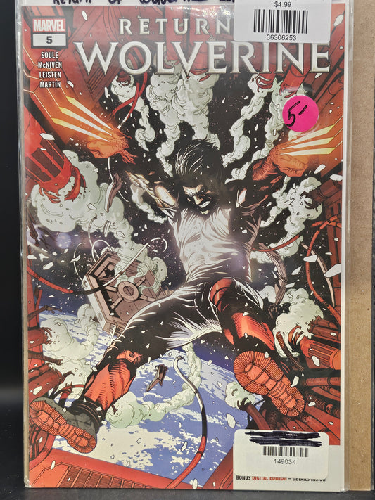 #5A Return of Wolverine (2018 Marvel)