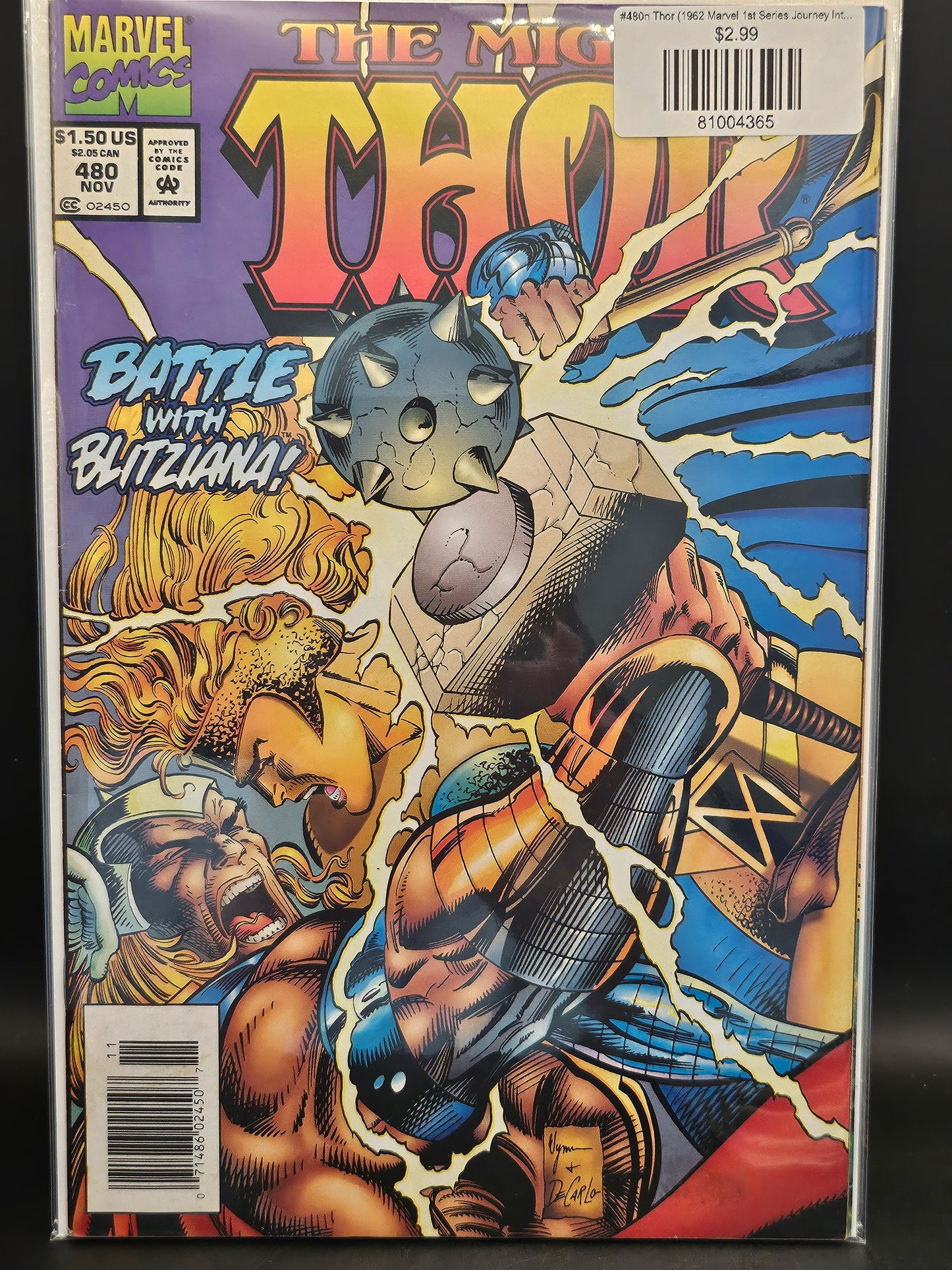 #480n Thor (1962 Marvel 1st Series Journey Into Mystery)
