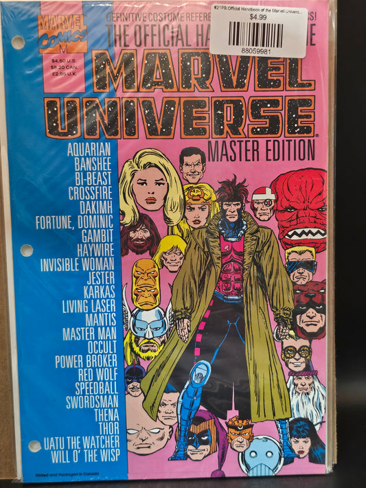#21PB Official Handbook of the Marvel Universe Master Edition (1990-1993)