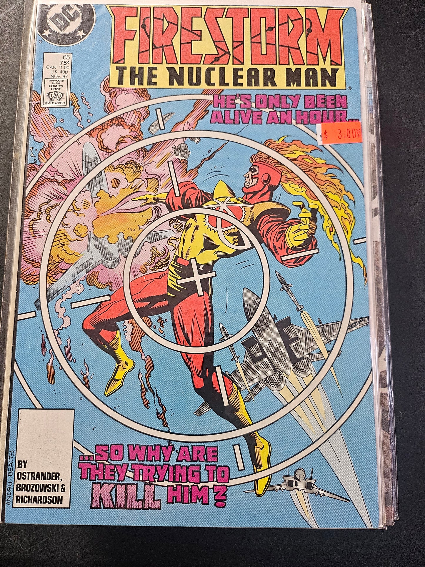 101.100 – #65 - Firestorm Nuclear Man -1987-90