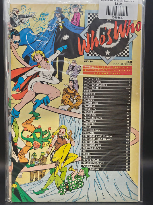 #18 Who's Who The Definitive Directory of the DC Universe (1985)