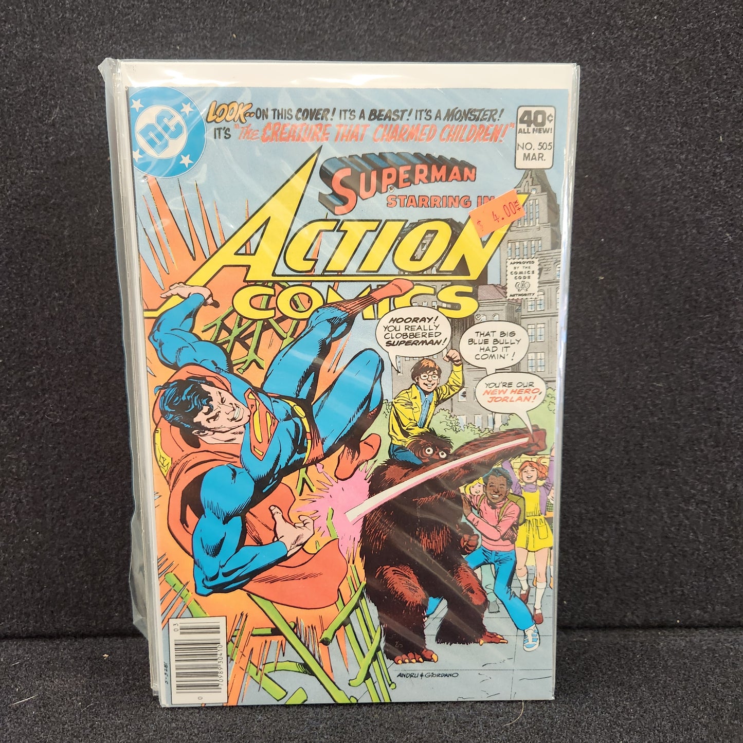 Action Comics #505 - The Creature That Charmed Children (DC 1980)