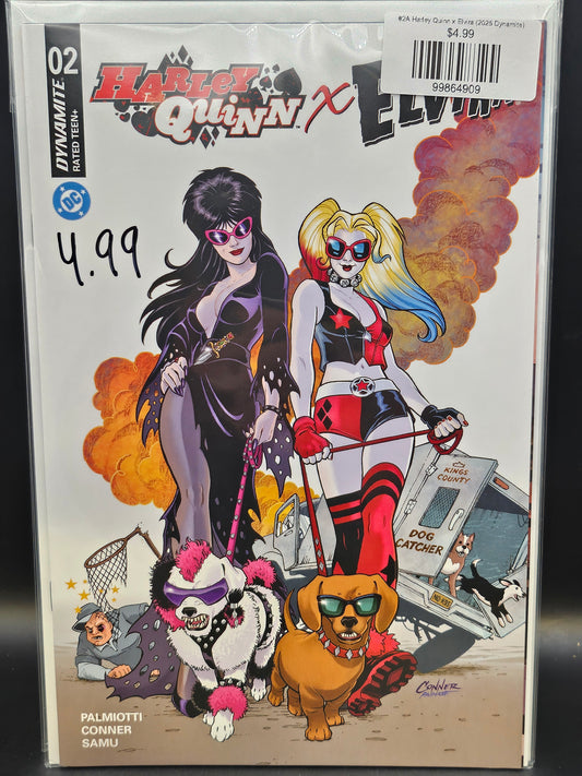 #2A Harley Quinn x Elvira (2025 Dynamite)