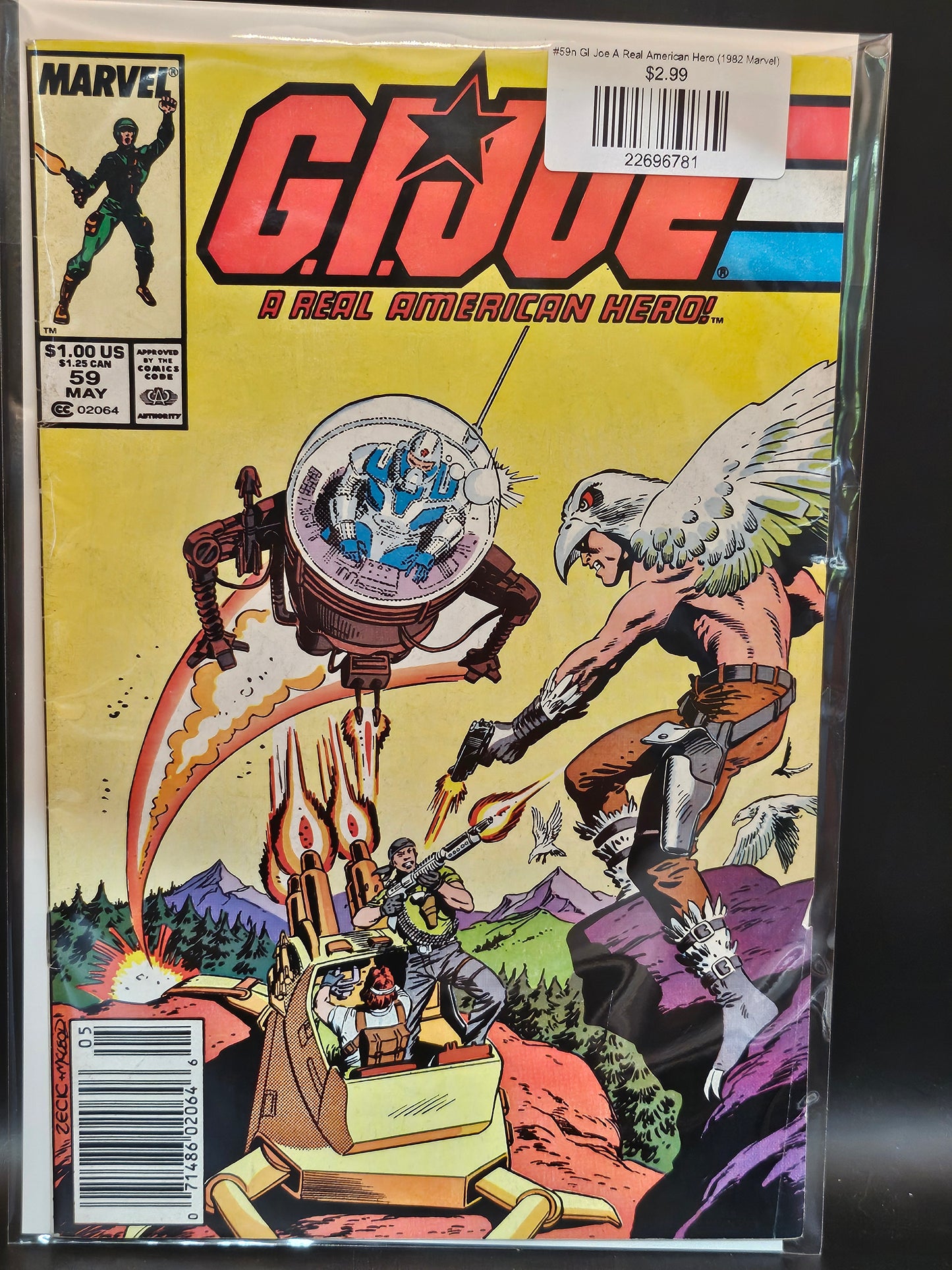 #59n GI Joe A Real American Hero (1982 Marvel)