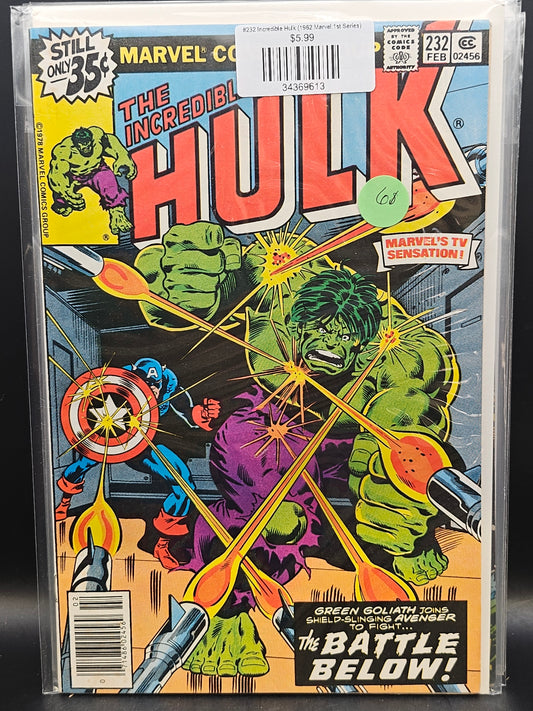 #232 Incredible Hulk (1962 Marvel 1st Series)