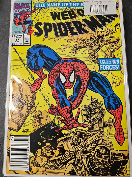 #87n Web of Spider-Man (1985 1st Series)