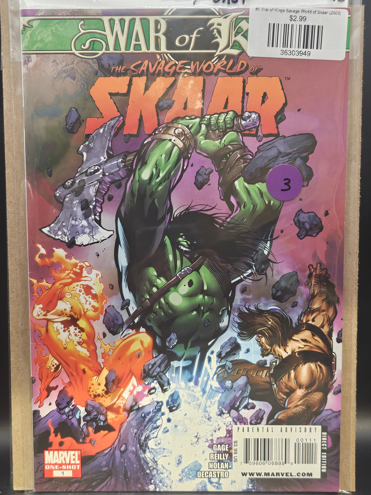 #0 War of Kings Savage World of Skaar (2009)