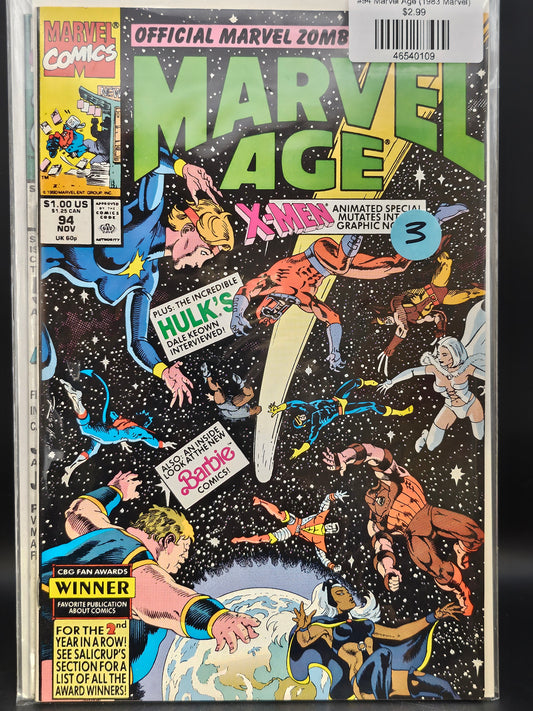 #94 Marvel Age (1983 Marvel)