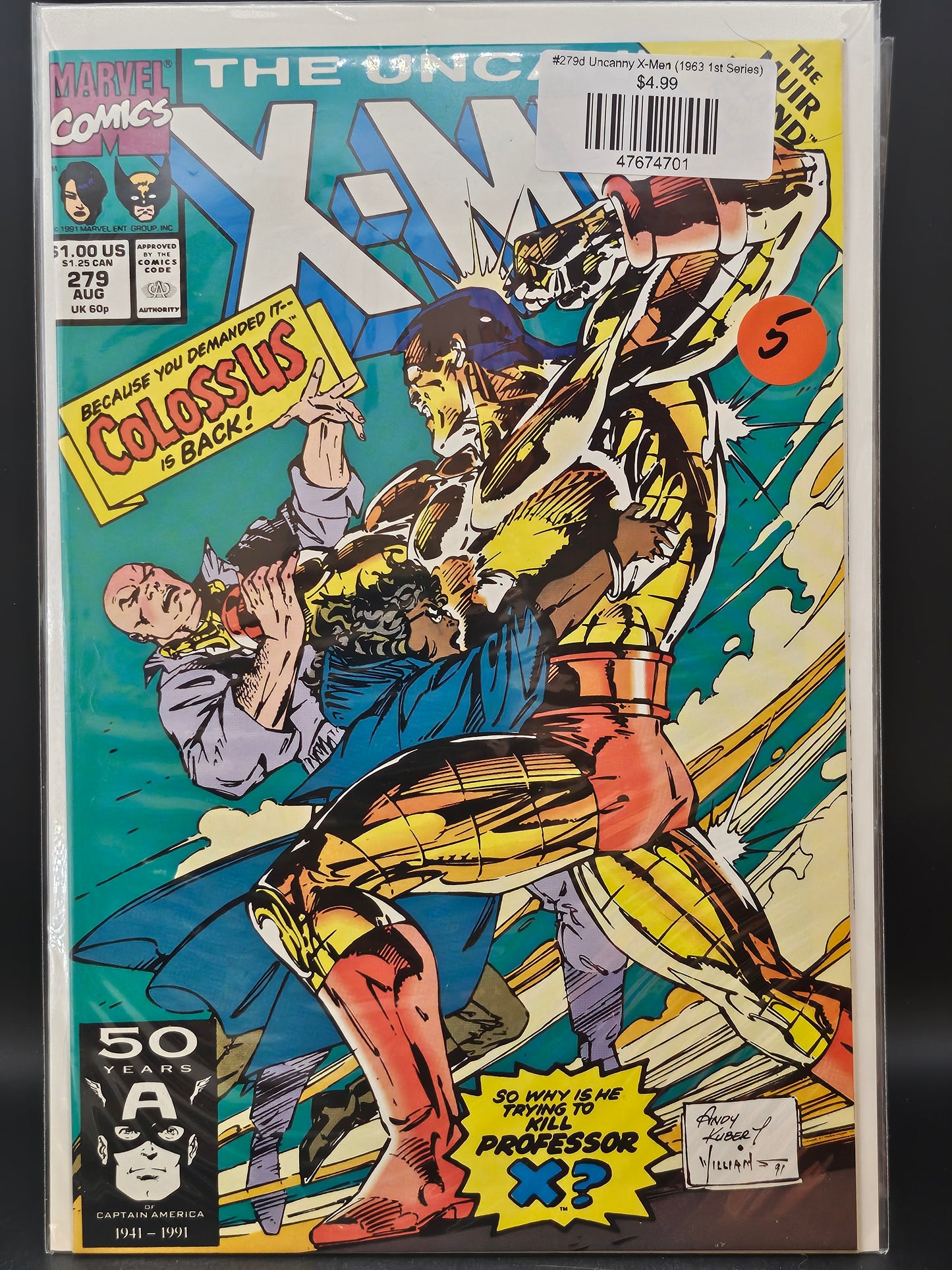 #279d Uncanny X-Men (1963 1st Series)