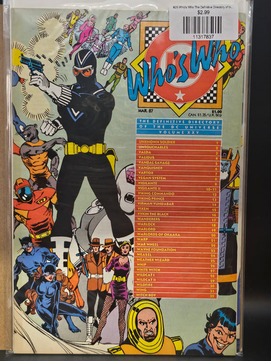 #25 Who's Who The Definitive Directory of the DC Universe (1985)