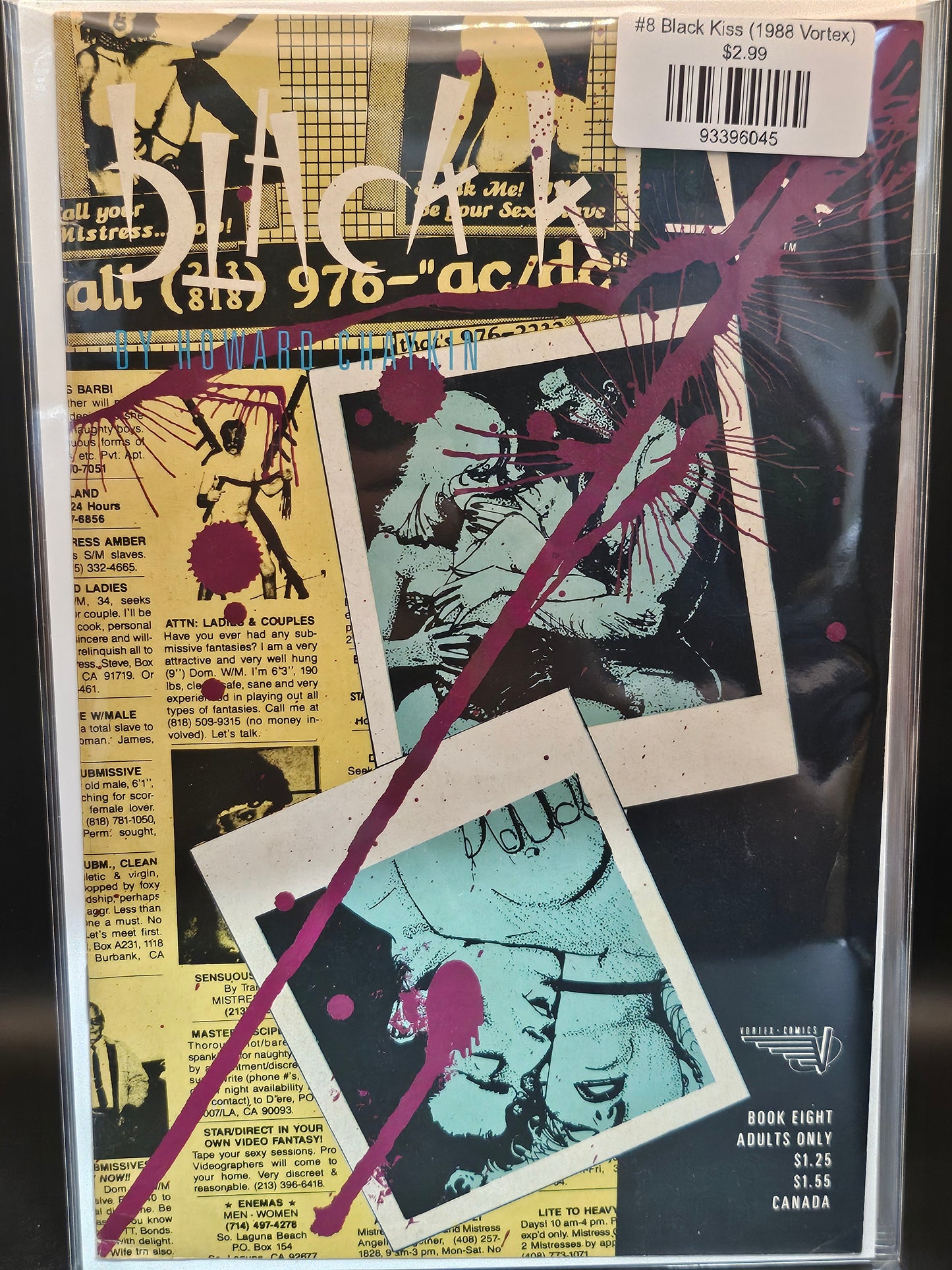 #8 Black Kiss (1988 Vortex)