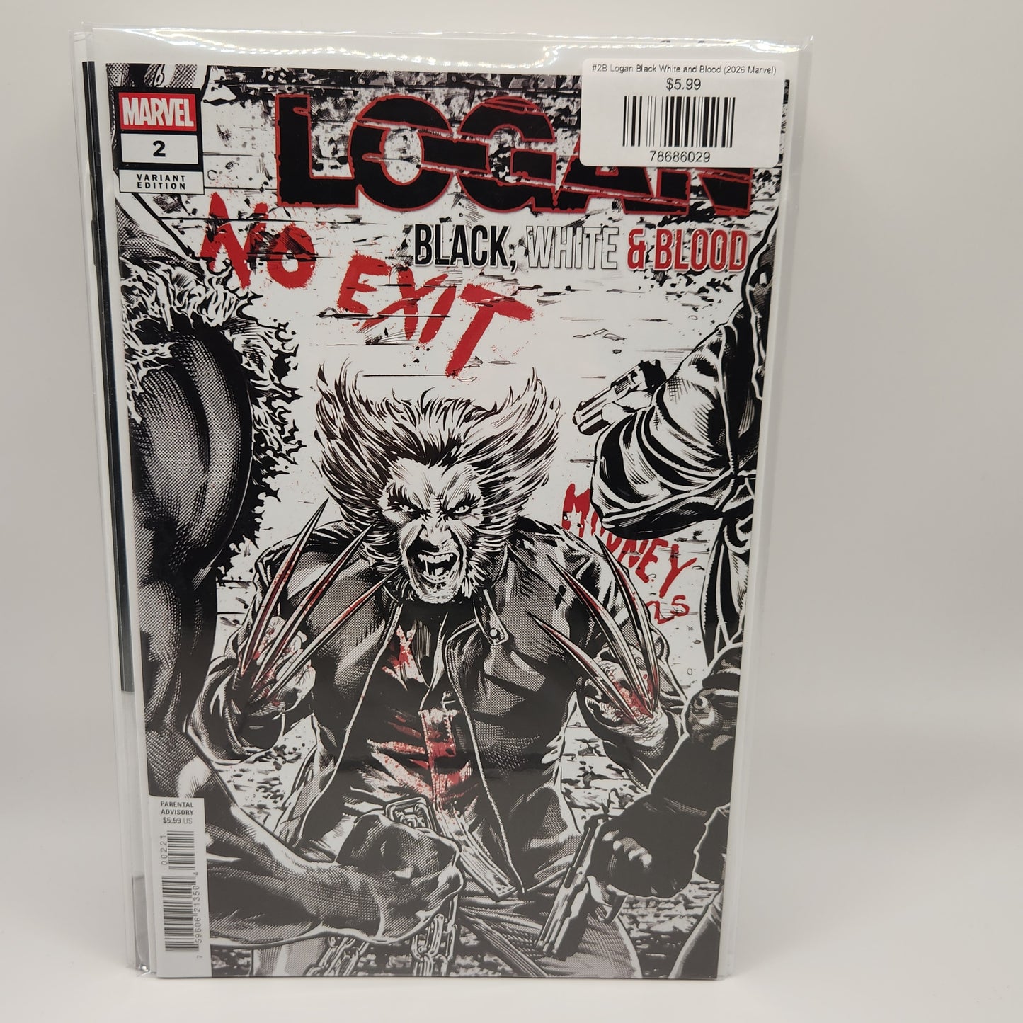 #2B Logan Black White and Blood (2026 Marvel)