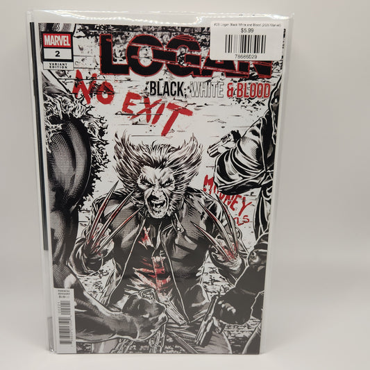 #2B Logan Black White and Blood (2026 Marvel)