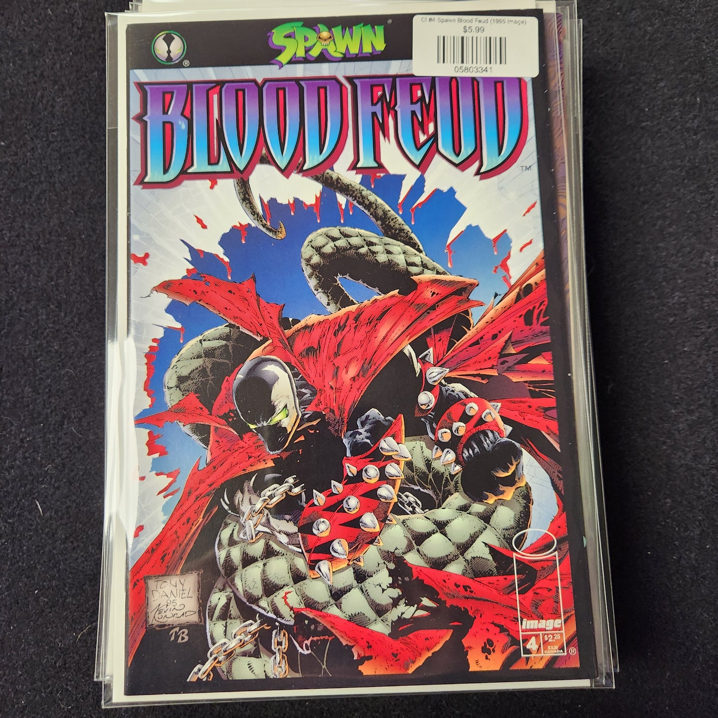 CI #4 Spawn Blood Feud (1995 Image)