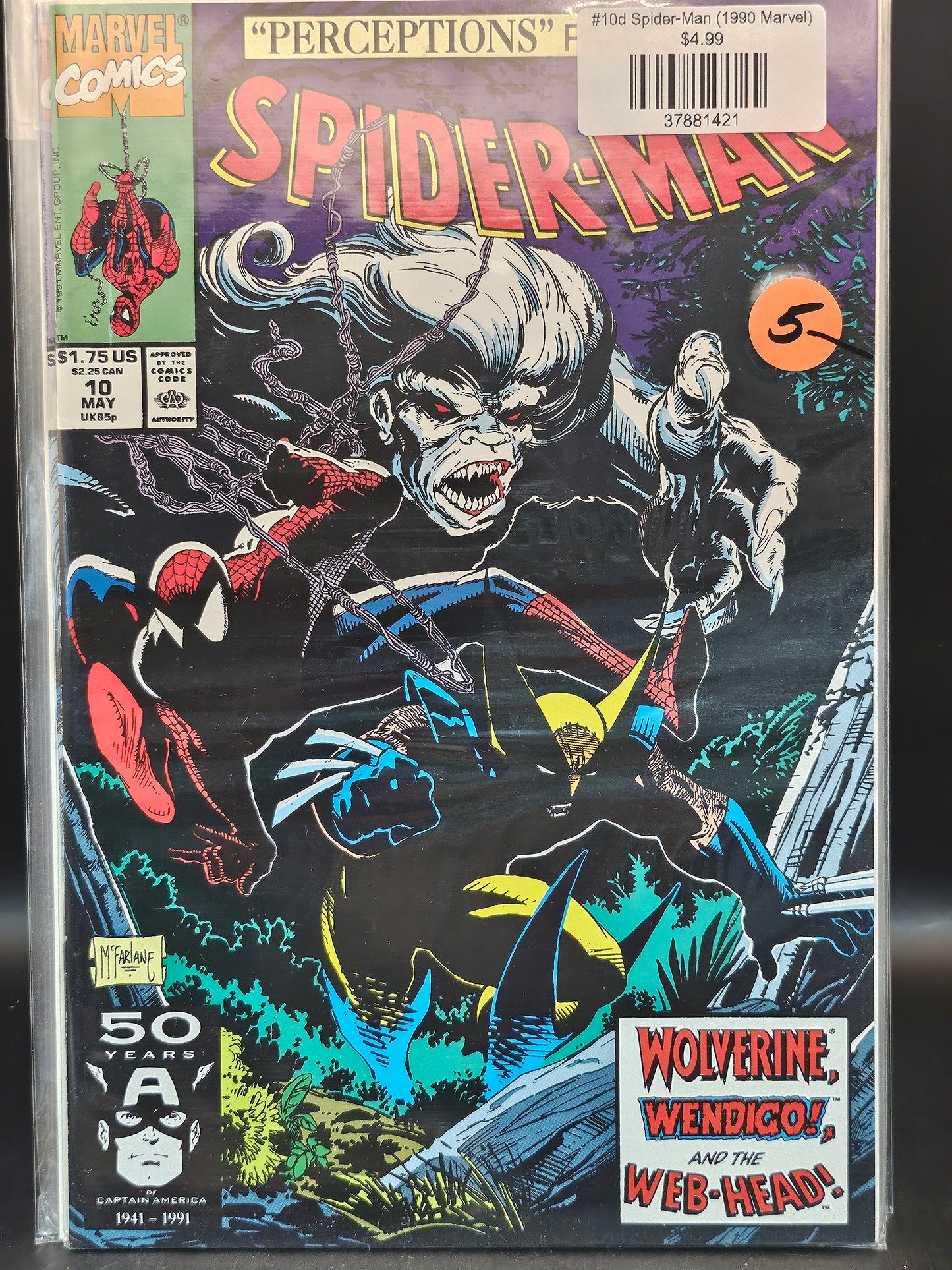 #10d Spider-Man (1990 Marvel)