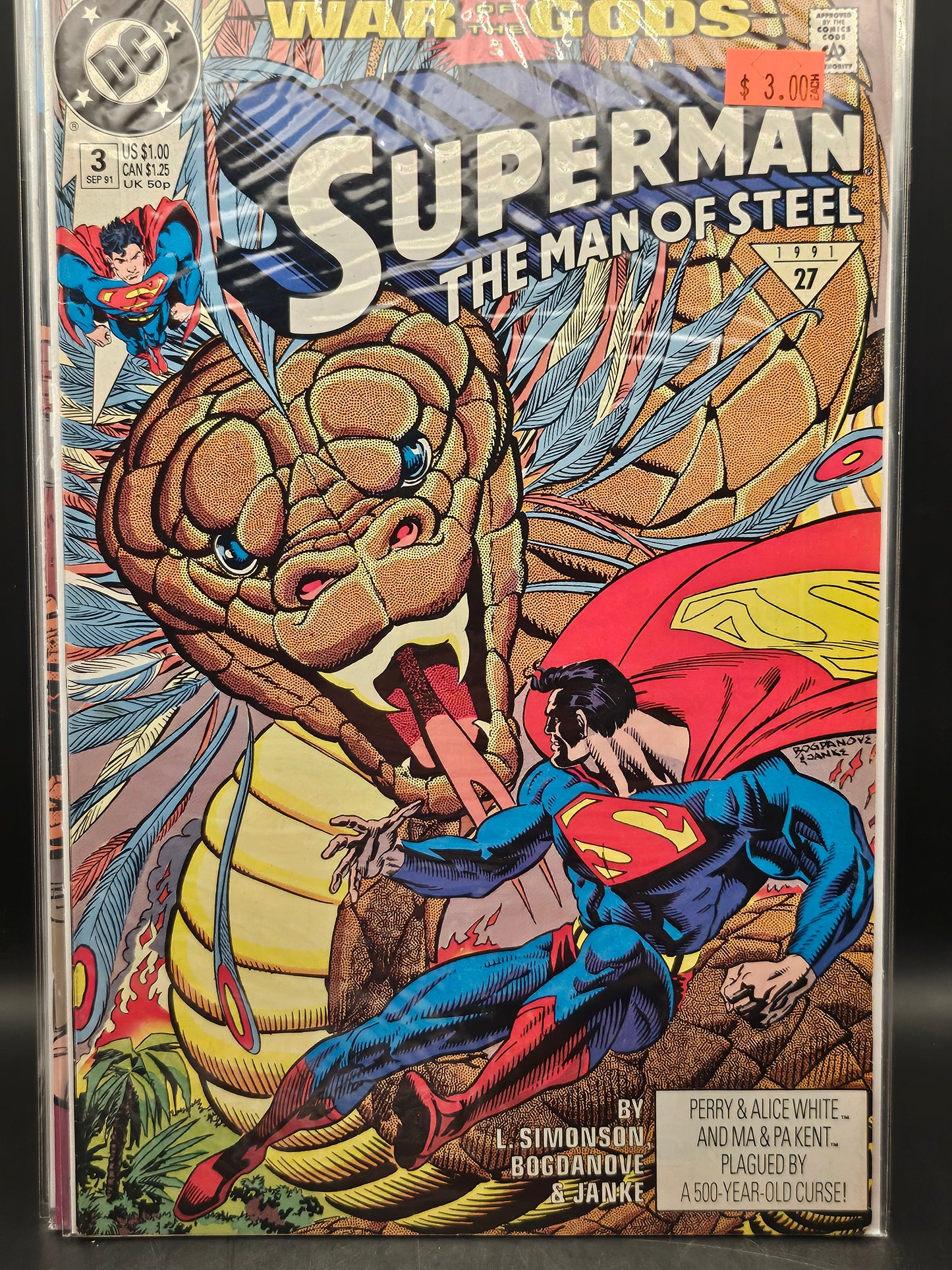 #3 Superman The Man of Steel (1991)