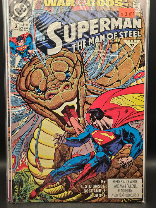 #3 Superman The Man of Steel (1991)