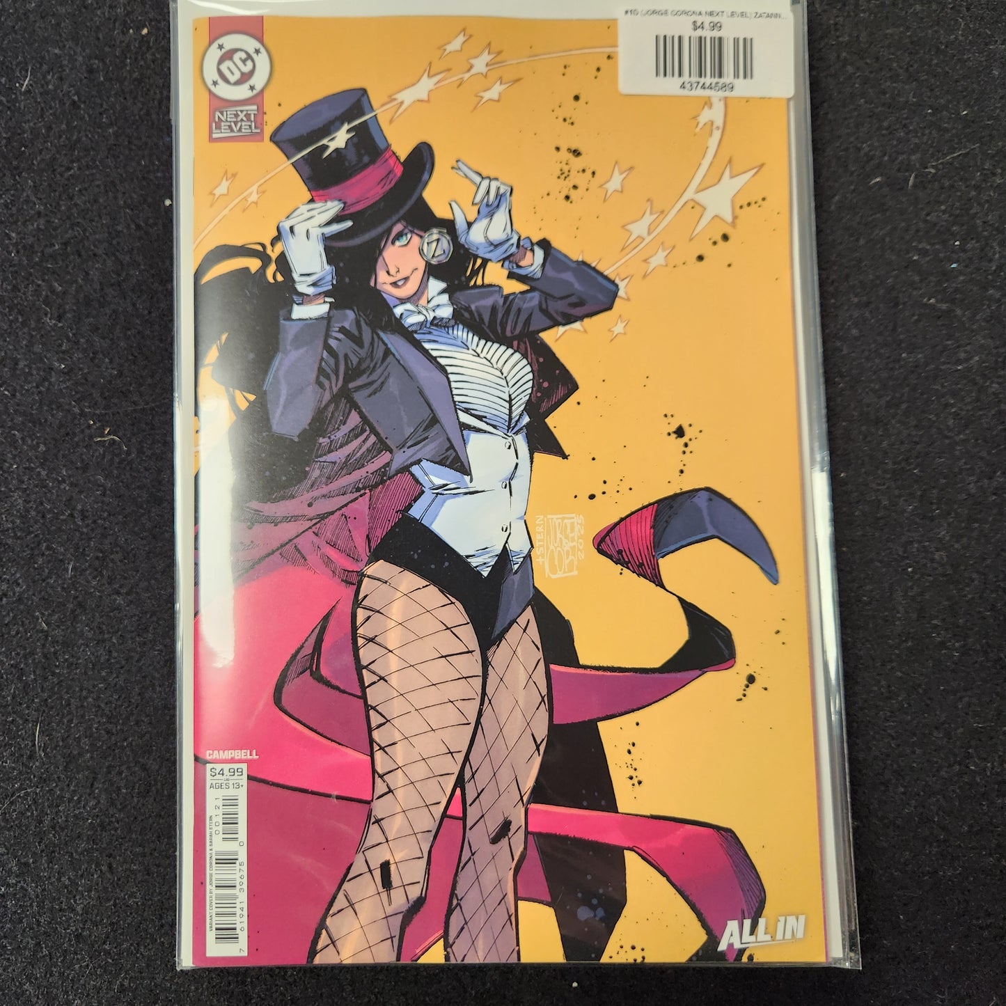 #1D (JORGE CORONA NEXT LEVEL) ZATANNA (2026) (CARD STOCK VAR)