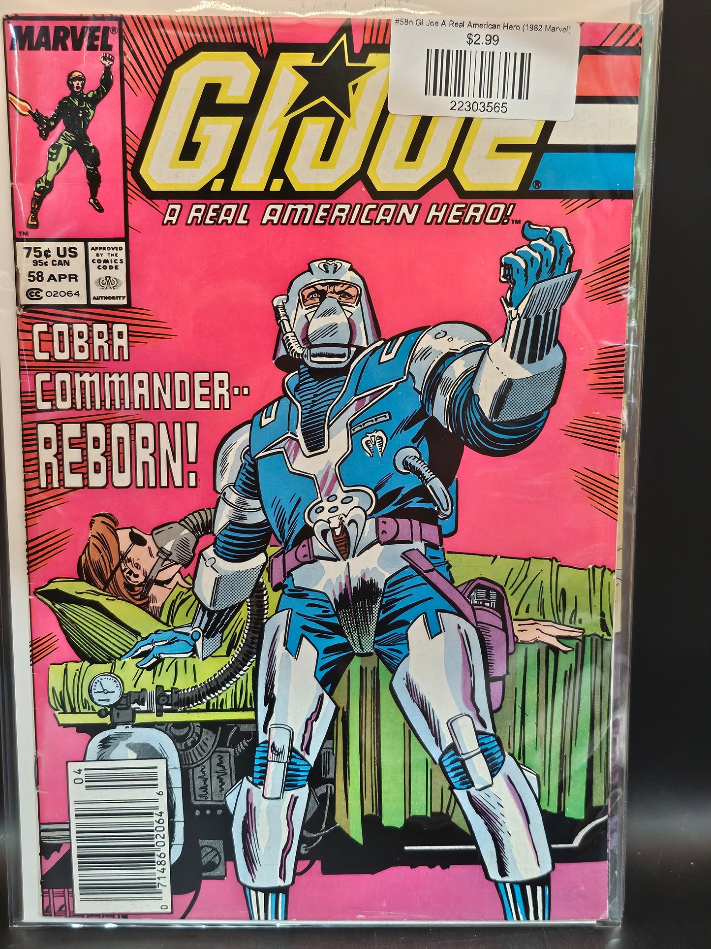 #58n GI Joe A Real American Hero (1982 Marvel)