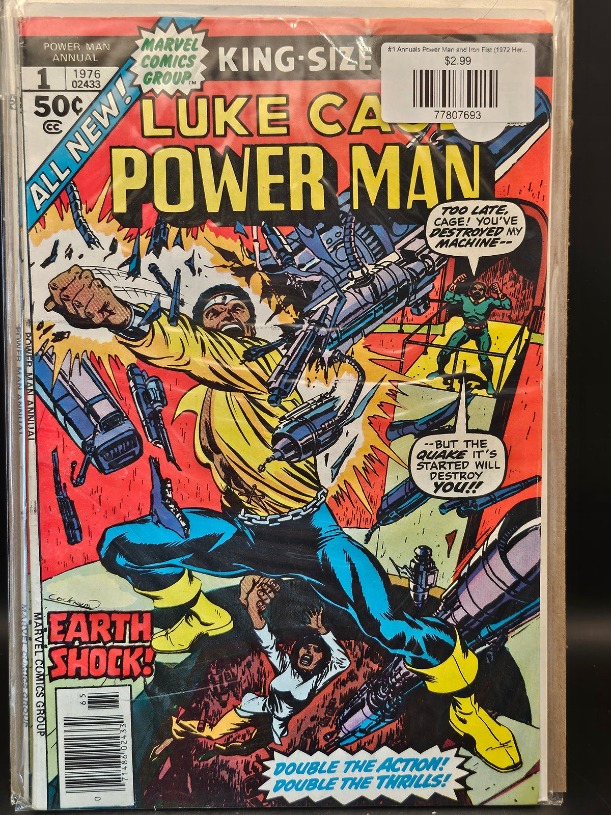#1 Annuals Power Man and Iron Fist (1972 Hero for Hire)