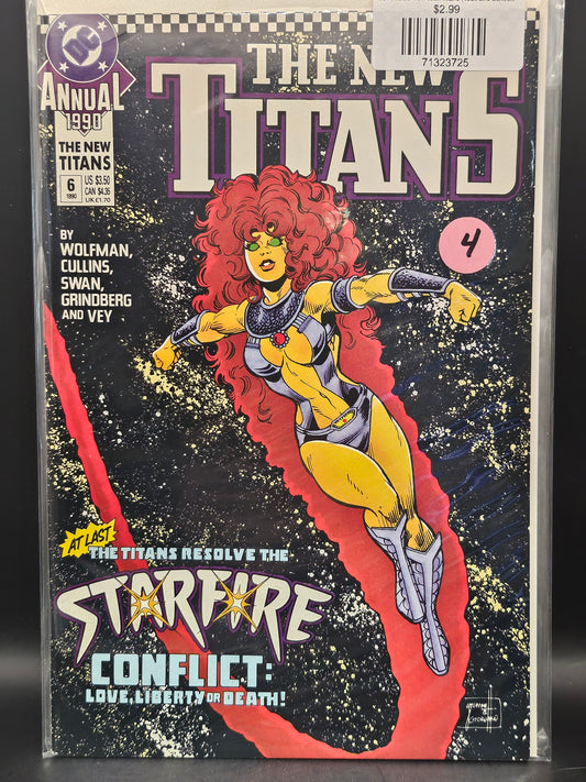 #6 Annuals New Teen Titans (1984 2nd Series) New Titans