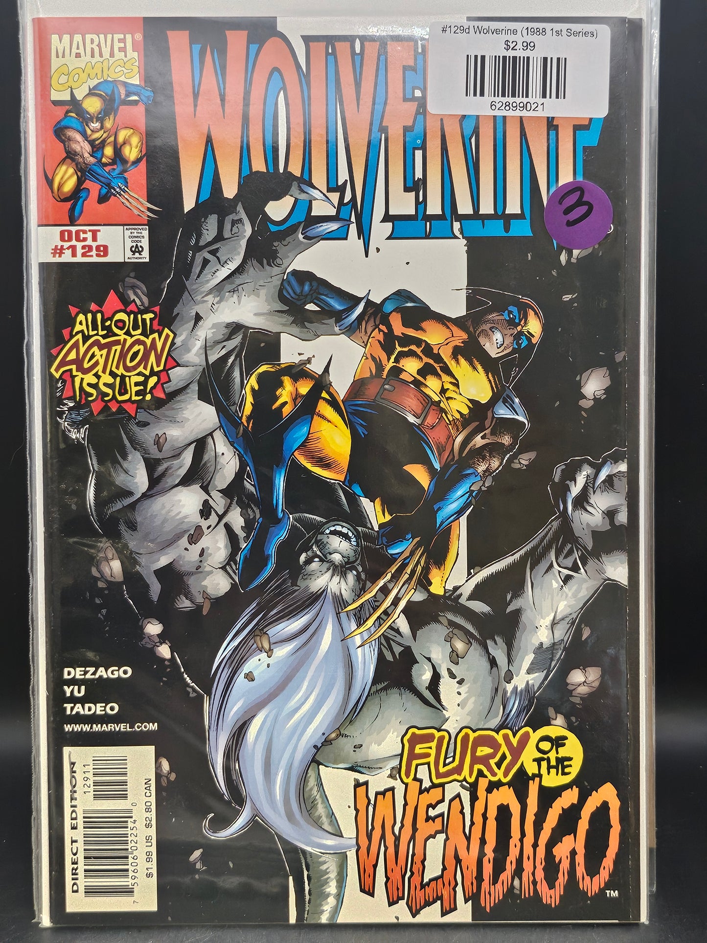 #129d Wolverine (1988 1st Series)