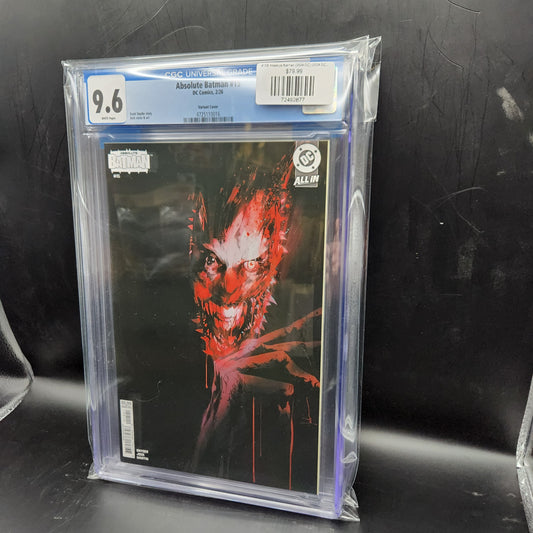 #15B Absolute Batman (2024 DC) (2024 DC) #15B $80 (CGC 9.6 Slab)