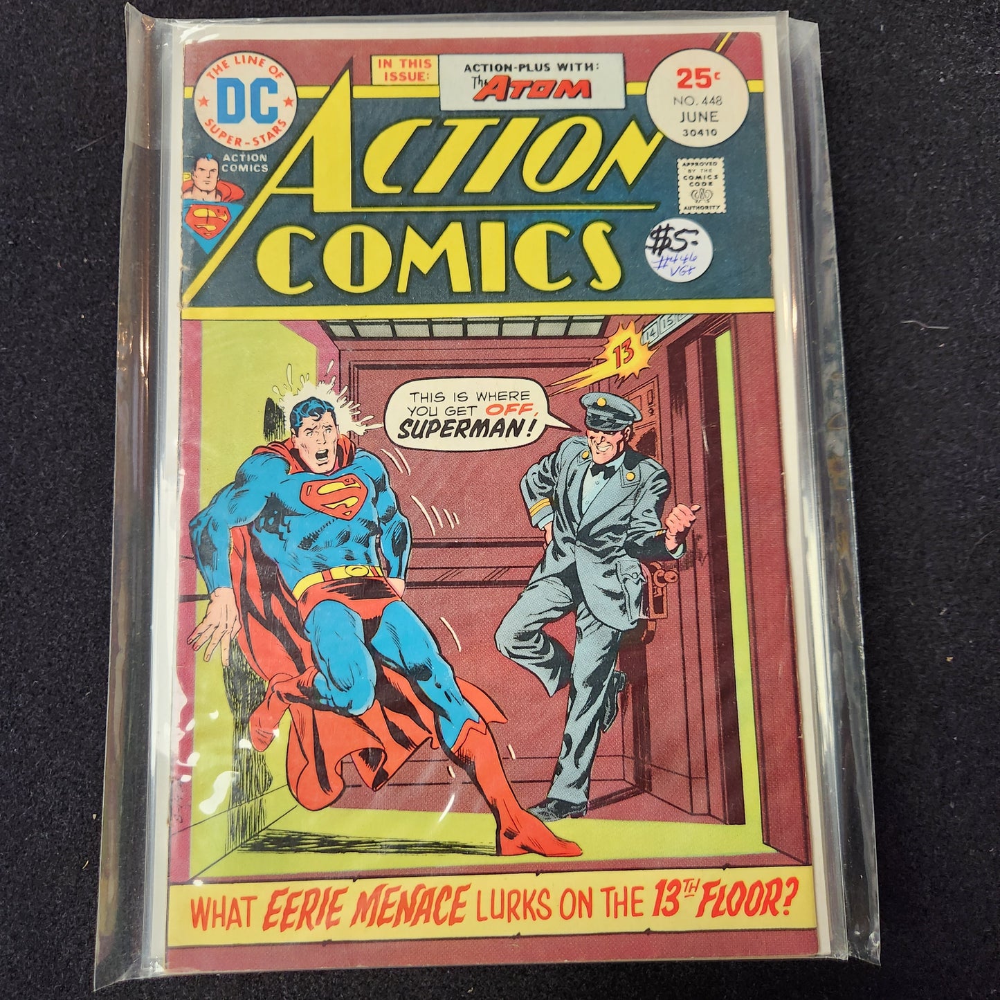 Action Comics #448 - The Atom (DC 1975)